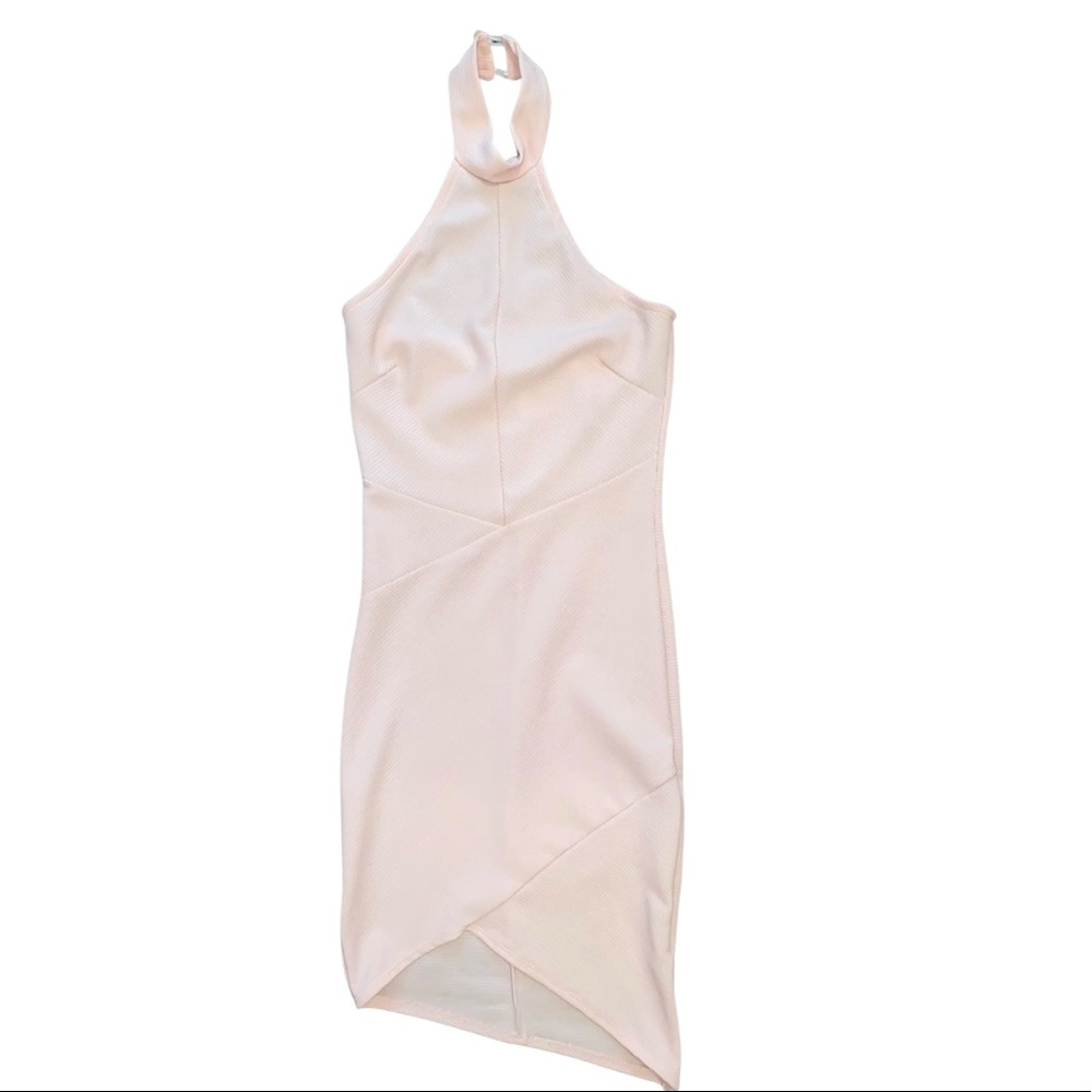 Baby pink spandex halter